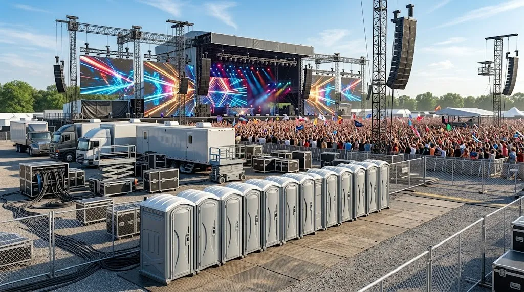 Concert Restroom Rental in Brockton, MA