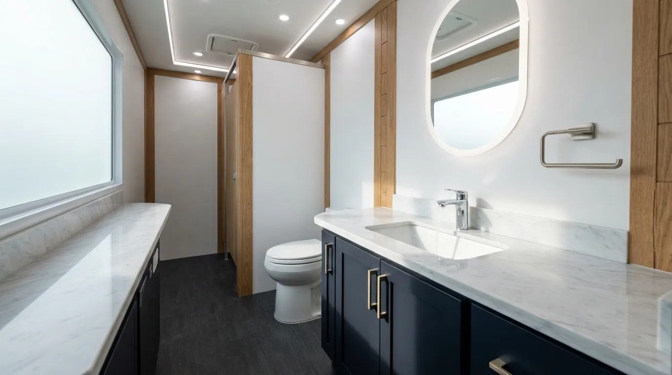 Luxury Restroom Trailer in Brockton, MA
